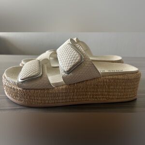 Anne Klein Iflex Women's White Slide Sandals